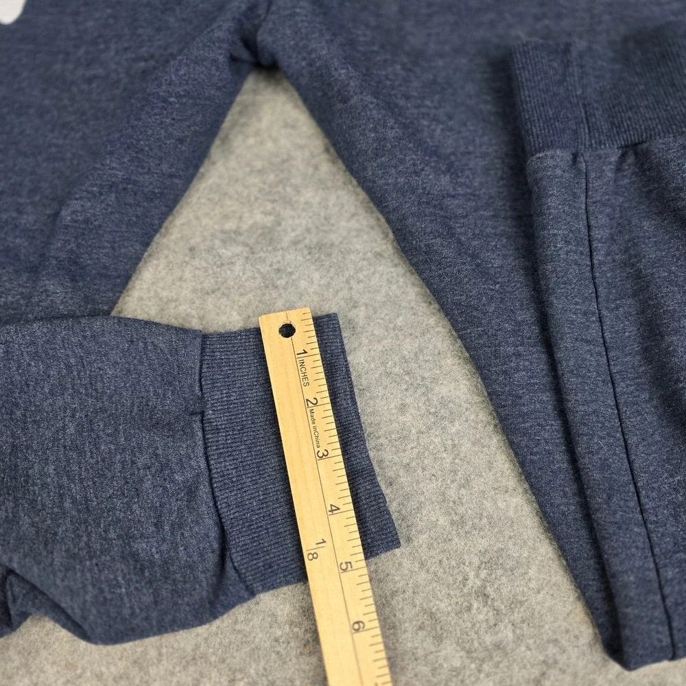 True Religion Mens Loungewear Joggers Navy Blue Horseshoe Logo Sweatpants Medium